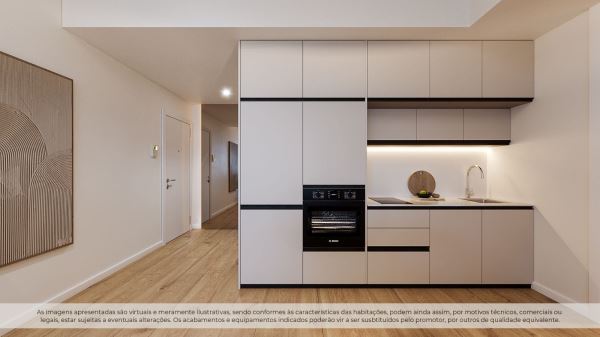 Apartamento T0+1 NOVO Centro de Gaia