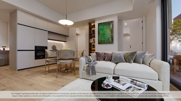 Apartamento T0+1 NOVO Centro de Gaia