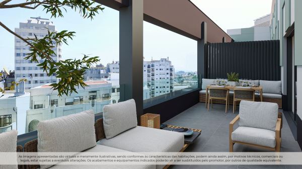 Apartamento T0+1 NOVO Centro de Gaia