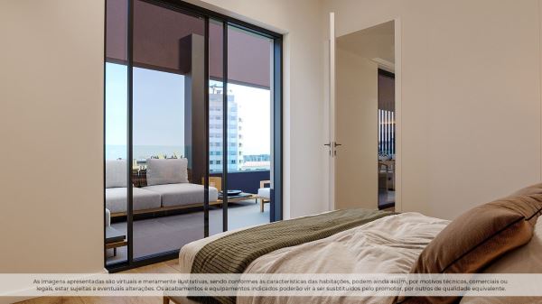 Apartamento T1+1 NOVO c/ terraço, Centro de Gaia