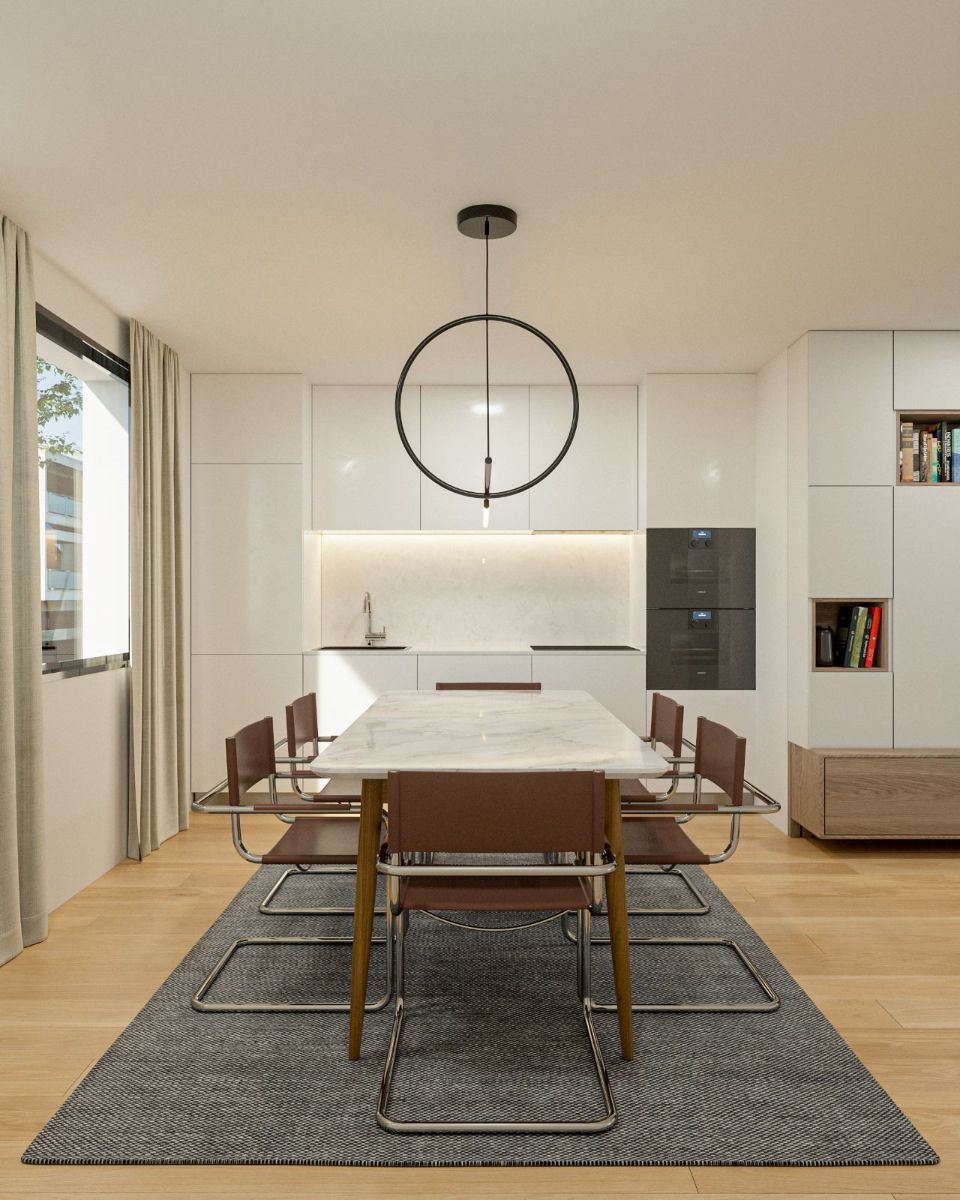 Apartamento T3 Novo c/ Terraço num Condomínio Fechado na Madalena