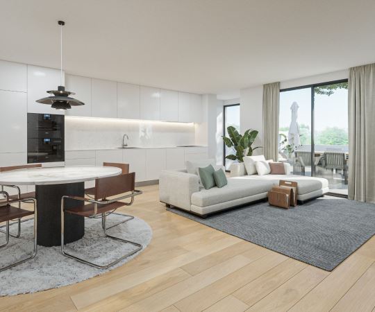 Apartamento T3 Novo c/ Terraço num Condomínio Fechado na Madalena