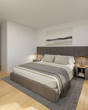 Apartamento T3 Novo c/ Terraço num Condomínio Fechado na Madalena