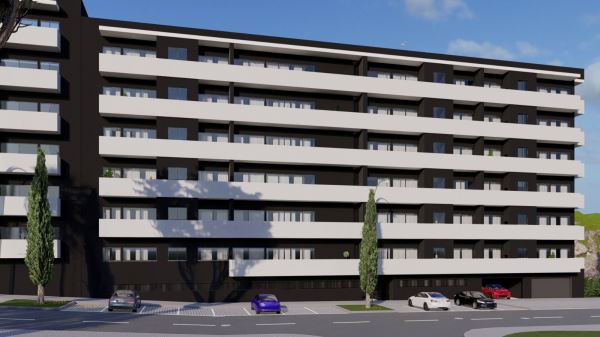 Apartamento T3 NOVO - varanda e garagem BOX - Águas Santas - MAIA