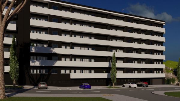 Apartamento T3 NOVO - varanda e garagem BOX - Águas Santas - MAIA