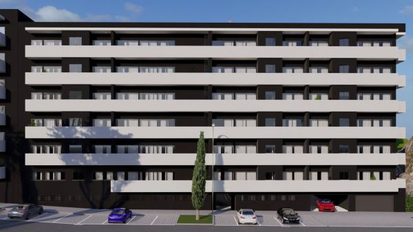 Apartamento T3 NOVO - varanda e garagem BOX - Águas Santas - MAIA