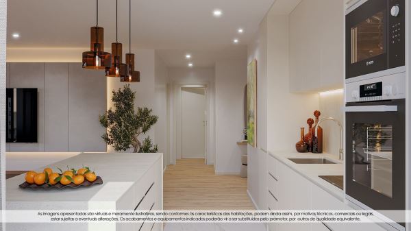 Apartamento T2 NOVO - Praça das Flores, Antas