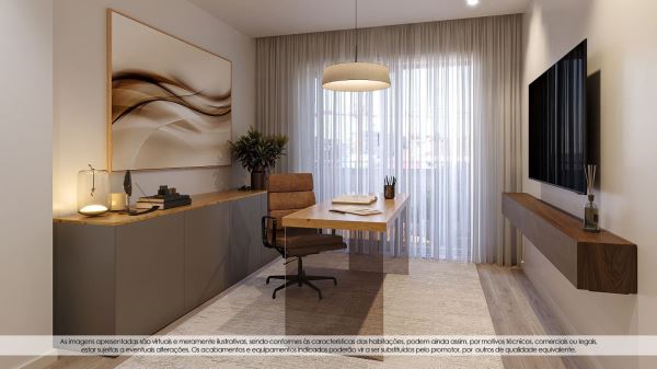 Apartamento T2 NOVO - Praça das Flores, Antas