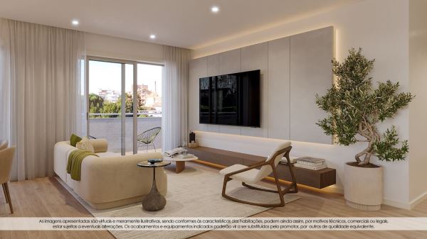 Apartamento T2 NOVO - Praça das Flores, Antas
