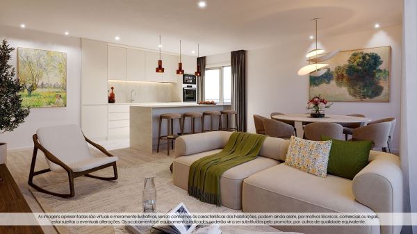 Apartamento T2 NOVO - Praça das Flores, Antas
