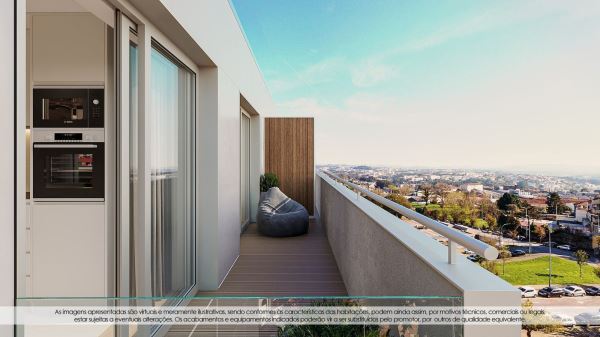 Apartamento T2 NOVO - Praça das Flores, Antas