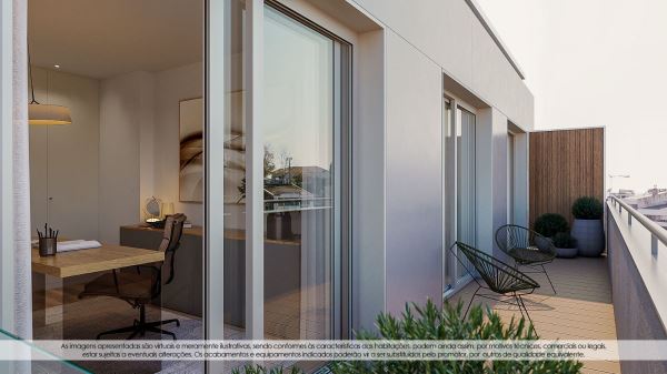 Apartamento T2 NOVO - Praça das Flores, Antas