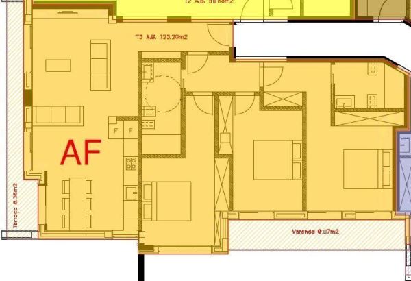 Apartamento T3 Novo Último Piso c/ Piscina e 2 Lugares de Garagem em Canidelo