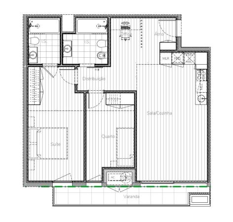 Apartamento T2 Office Novo x/ Lugar de Garagem em Oliveira do Douro