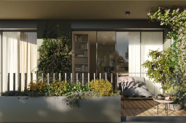 Apartamento T1 - PRESTIGE - varanda (Sul) e garagem - à futura linha de metro Rubi - Santa Marinha