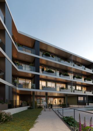 Apartamento T1 - PRESTIGE - varanda (Sul) e garagem - à futura linha de metro Rubi - Santa Marinha