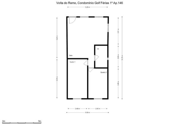T2 PARA VENDA APARTAMENTOS HONORIO
