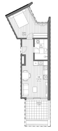 Apartamento T1 Novo - Costa Cabral - Porto