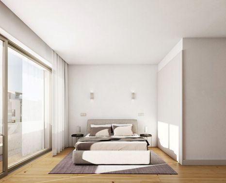 Apartamento T1 em construção com Jardim no coração de Cedofeita