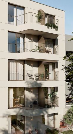 Apartamento T1 em construção com Jardim no coração de Cedofeita