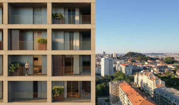 T2 no 5º Piso, com Terraço e Varandas no Empreendimento Fernão Magalhães, 127
