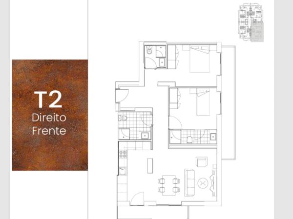 Apartamento T2 Novo Condomínio  C/ Ginásio no Laranjeiro, Laranjeyras Residence, Almada