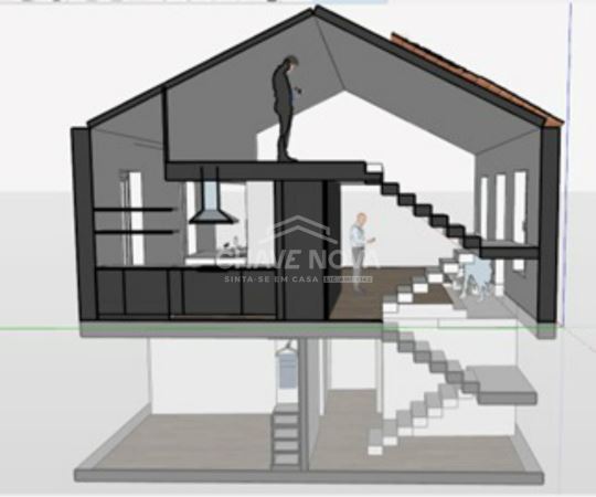 Moradia V3 com jardim, junto ao Jardim da Corujeira