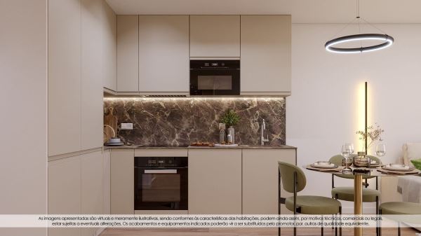 Apartamento T1 novo, jardins da seara 