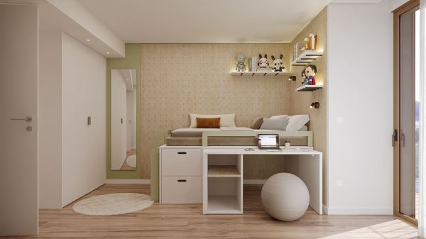 Apartamento T1 novo, jardins da seara 