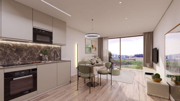 Apartamento T1 novo, jardins da seara 
