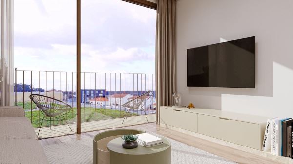 Apartamento T1 novo, jardins da seara 