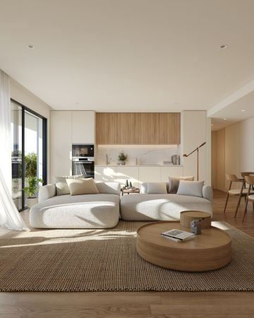 Apartamento T0 Evolutivo Novo, com varanda e Lugar de Garagem na Avenida da República, V. N. Gaia