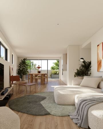 Apartamento T0 Evolutivo Novo, com varanda e Lugar de Garagem na Avenida da República, V. N. Gaia