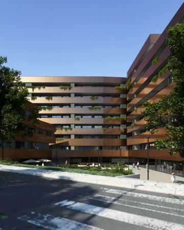 Apartamento T0 Evolutivo Novo, com varanda e Lugar de Garagem na Avenida da República, V. N. Gaia