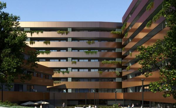 Apartamento T0 Evolutivo Novo, com varanda e Lugar de Garagem na Avenida da República, V. N. Gaia