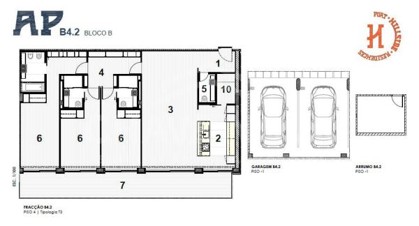 Espetacular T3, 4 WC (3 Suítes), mobilado, na zona central de Gaia, com vista do Douro e Ponte D. Luís I