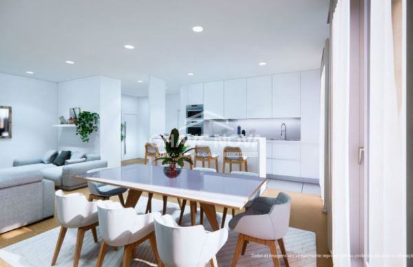Apartamento T3 novo, urbanização Quinta do Mosteiro, Moreira