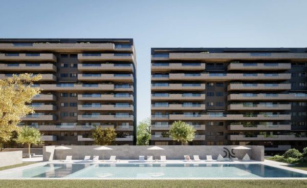 Apartamento T2 em condomínio fechado de luxo, à venda em Leça da Palmeira, Porto