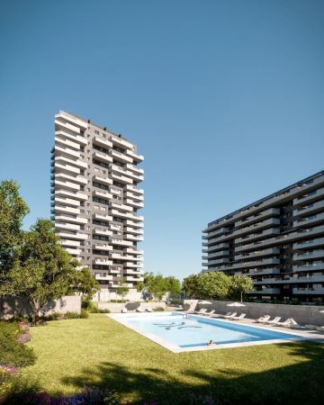 Apartamento T2 em condomínio fechado de luxo, à venda em Leça da Palmeira, Porto