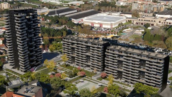 Apartamento T2 em condomínio fechado de luxo, à venda em Leça da Palmeira, Porto
