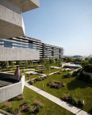 Apartamento T1 em condomínio fechado de luxo, à venda em Leça da Palmeira, Porto