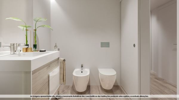 T1  com varanda e lugar de estacionamento interior no centro de Vila Nova de Gaia