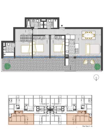 Apartamento T3 Como Novo c/ Lugar de Garagem para 2 viaturas em Oliveira do Douro