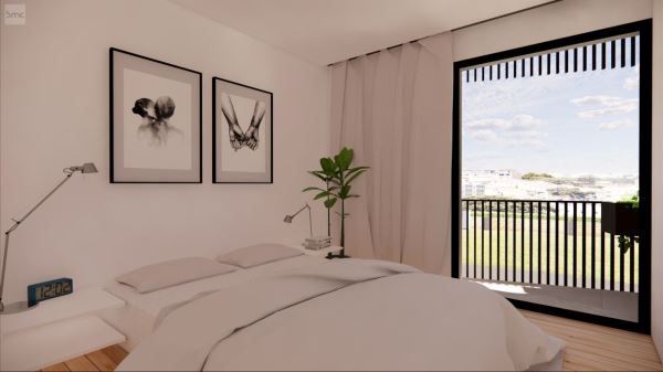 Apartamento T1 em Leça da Palmeira - Las Palmeras de Leça