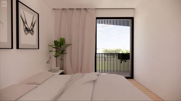 Apartamento T1 em Leça da Palmeira - Las Palmeras de Leça