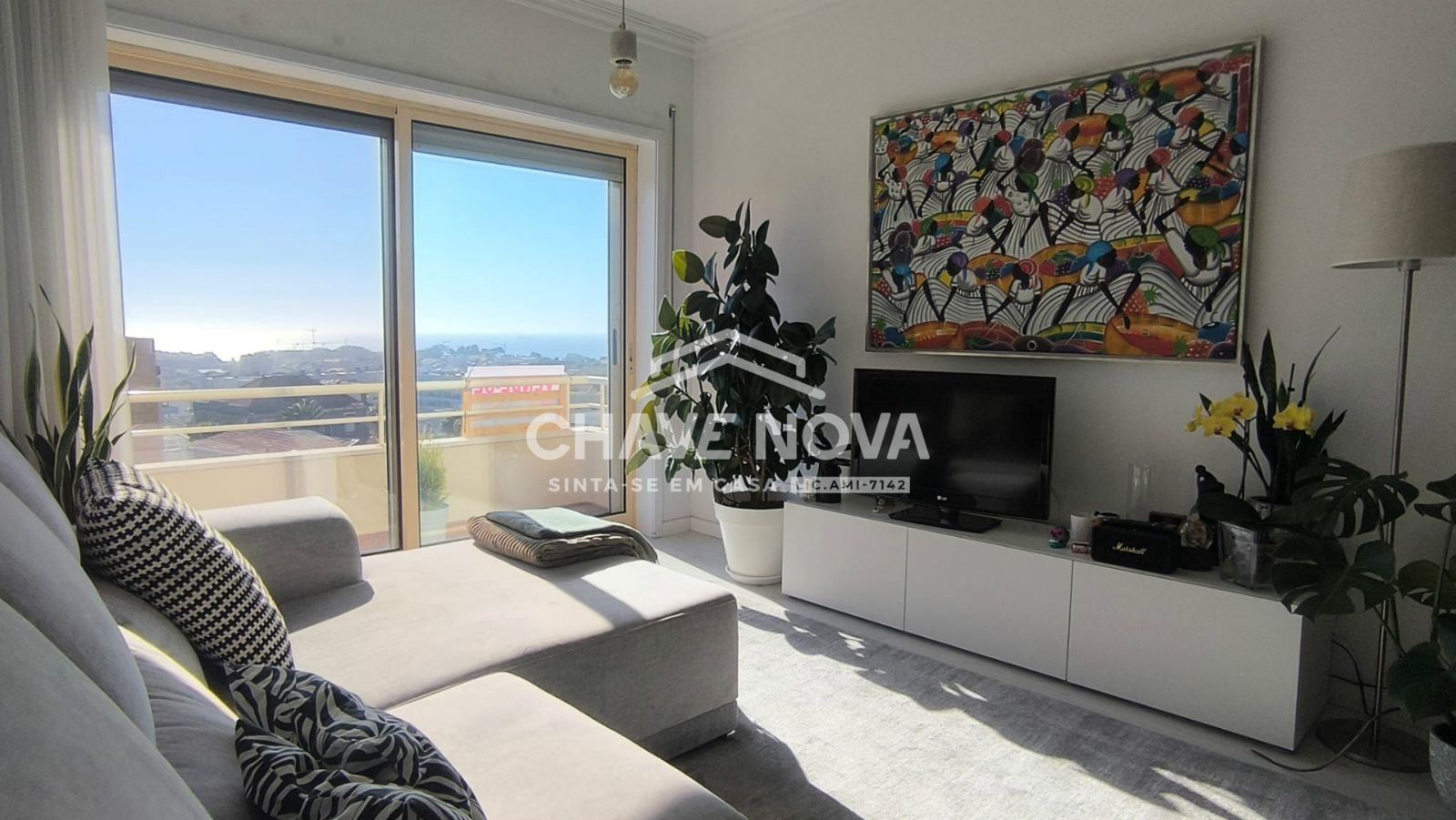 Apartamento T1 com Vista Mar em Canidelo – A 2 Minutos da Praia!