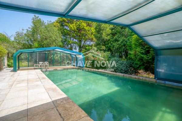 Moradia Rústica T4 com Piscina e 4000m² de Terreno Verdejante