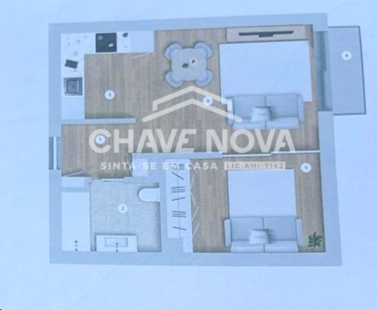Apartamento T0 Novo - Empreendimento Port Art Square