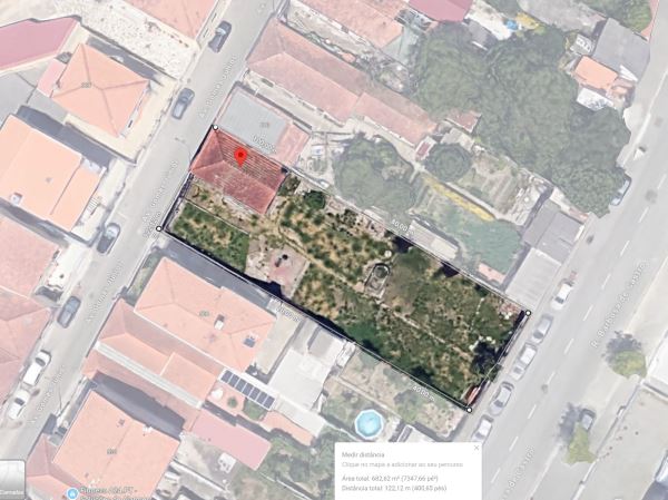 Terreno com 682m² na Madalena