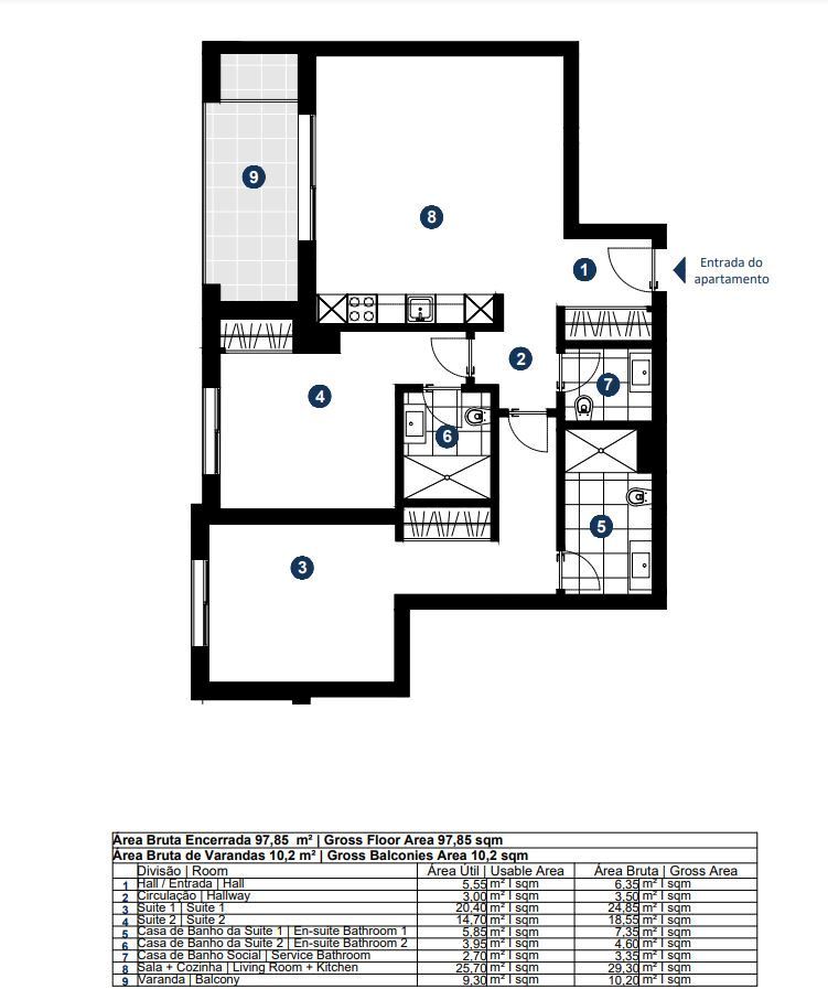 Apartamento T2 para Venda em Portimão Foto 19